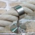 Seilträger / Seilhalter "Edelstahl matt" für 40mm Handlaufseil