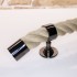 Seilträger "schwarz verchromt glänzend" für 30 und 40mm Handlaufseil