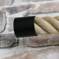 Seilendkappe " Schwarz matt" für 30mm Handlaufseile